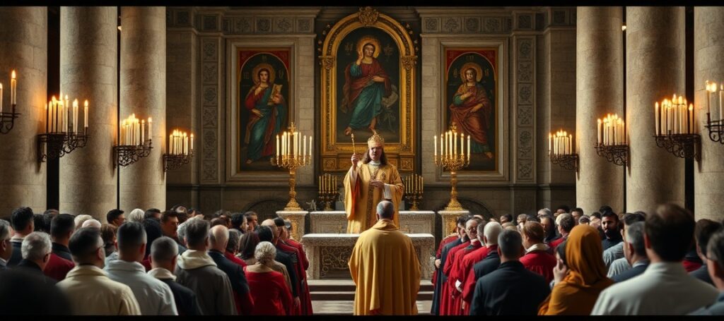 Uzurpator Leon XIV wygłasza homilię w sanktuarium w Pompejach, skupiając się na różańcu zamiast Eucharystii i promując ekumenizm bez Chrystusa Króla.