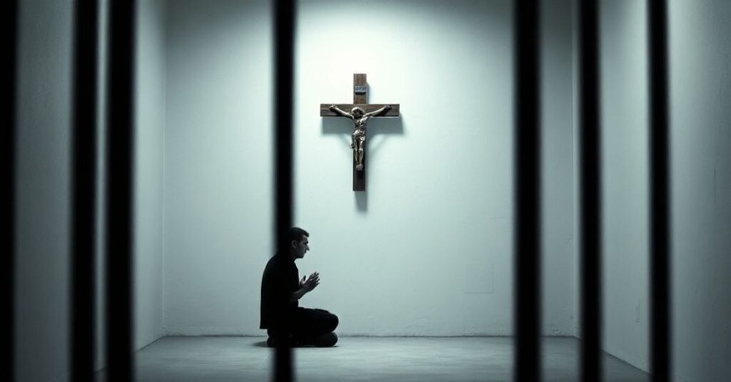 Andrzej Poczobut w izolatce - katolicki męczennik modlący się w więzieniu