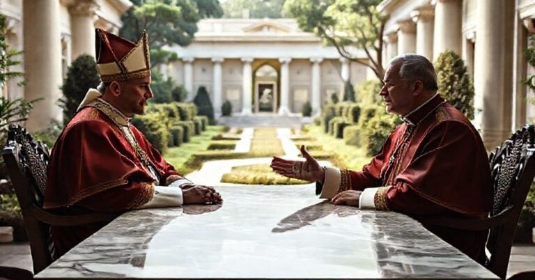 Spotkanie antyPapieża Leona XIV z Wołodymyrem Zełenskim w Ogrodach Watykańskich