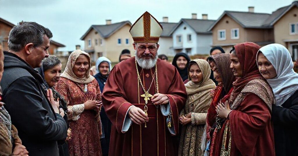 Antypapież Leon XIV wręcza symboliczne klucze do domów ubogim w ramach projektu "13 domów" Rodziny Wincentyńskiej