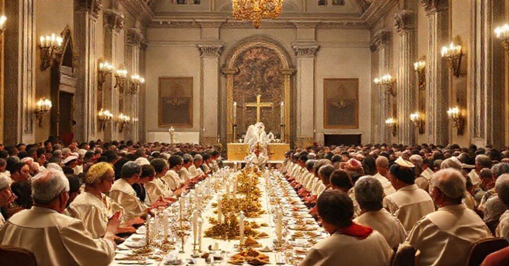 Uroczystość "Jubileusz Ubogich" antypapieża Leona XIV w Auli Pawła VI - okazja do pokazowej charytatywności bez duchowego wymiaru.