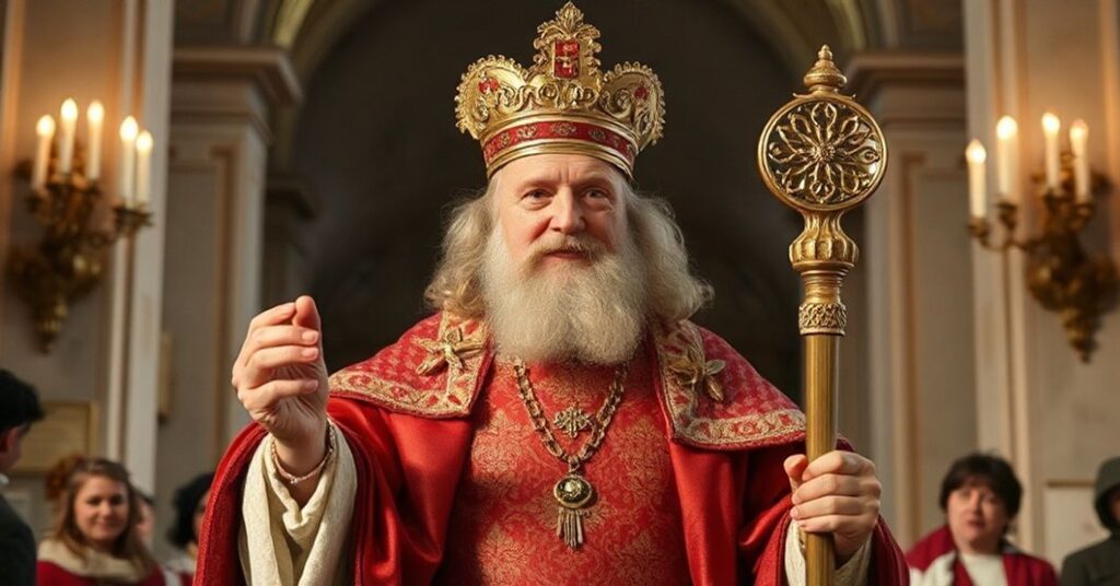 Antypapież Leon XIV modli się przed Najświętszym Sakramentem w tradycyjnym kościele katolickim