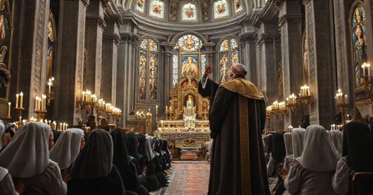 Antypapież Leon XIV przemawia do zgromadzeń zakonnych w Bazylice św. Piotra