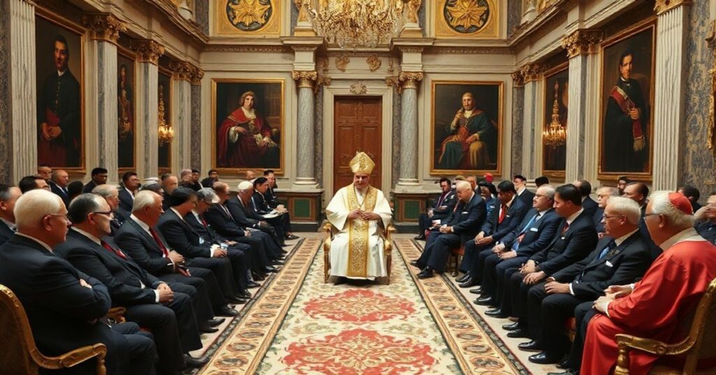 Szczególna spotkanie antypapieża Leona XIV z przemysłowcami z Ameryki Łacińskiej i Karaibów w Watykanie.
