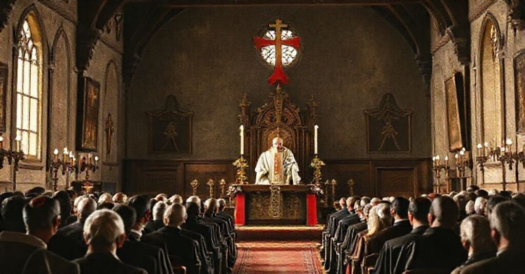 Antypapież Robert Prevost (Leon XIV) przemawia do członków Akcji Katolickiej we Włoszech, propagując modernistyczną wizję "pokoju" bez Chrystusa Króla.