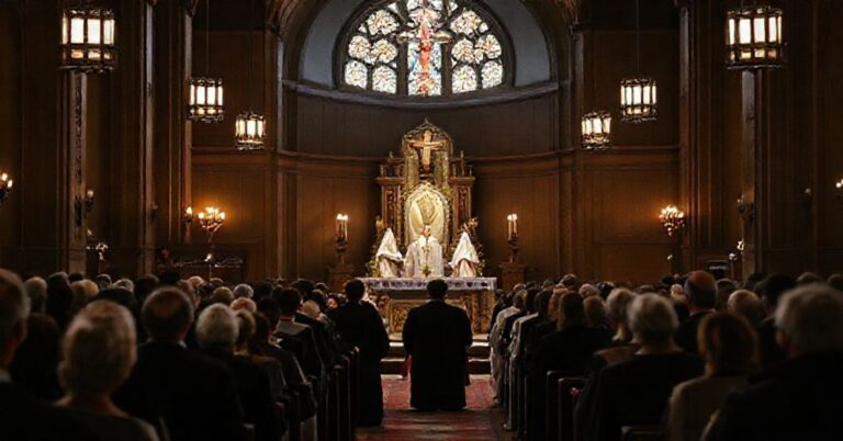 Zdjęcie przedstawia nieprawidłowe "ekumeniczne mszy" w kaplicy podczas Kongresu Katoliczek i Katolikͤw w Łodzi.