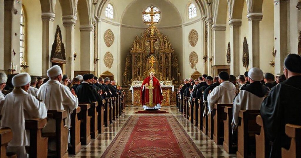 Pokaz ceremonialne podniesienie kościoła pw. św. Marii Magdaleny w Tychach do rangi "bazyliki mniejszej" przez neo-koncyliarnych hierarchów