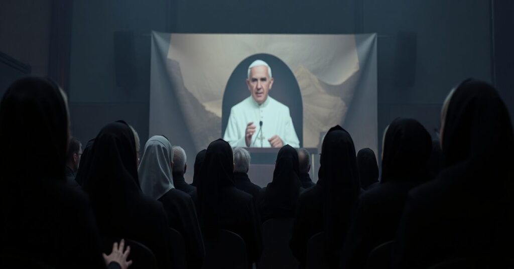 Scena z apostoazji życia konsekrowanego w Polsce - współczesne osoby bez tradycyjnych habitów angażujące się w pracę społeczną zamiast kontemplacji.