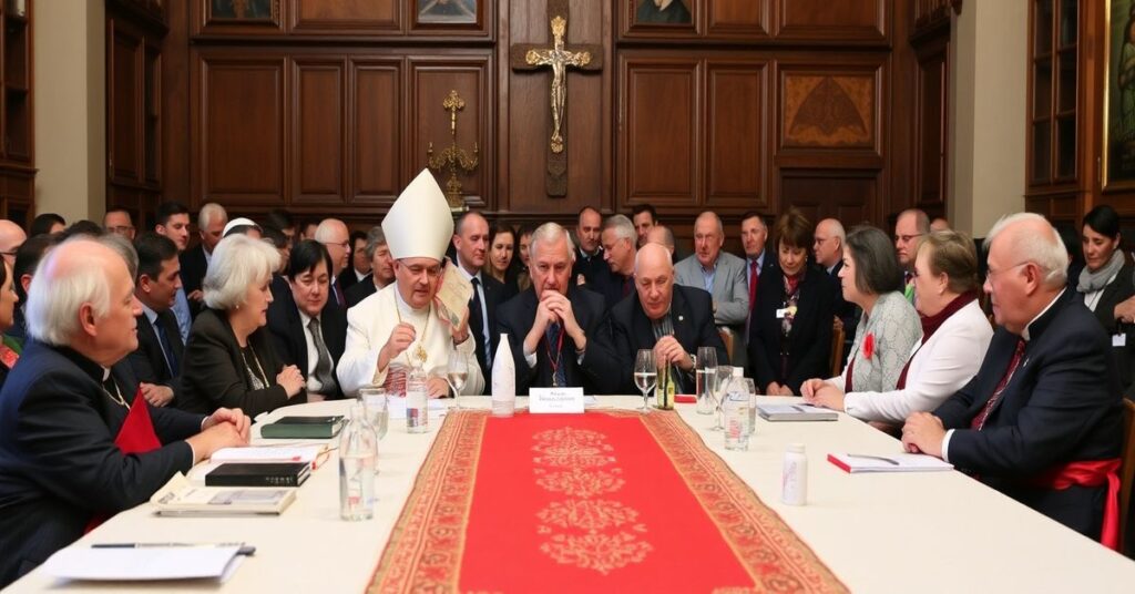 Arcybiskup Tadeusz Wojda SAC przed ołtarzem w kościele podczas Dnia Świętości Życia