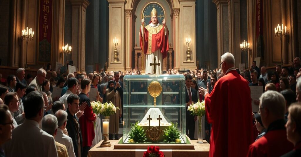 Uroczyście świętowanie 800-lecia śmierci św. Franciszka w Asyżu z udziałem rzekomego kardynała Parolina podczas nowoordynackiej 'mszy'.