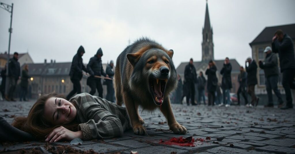 Zraniona kobieta w Hamburgu z atakiem wilka w tle