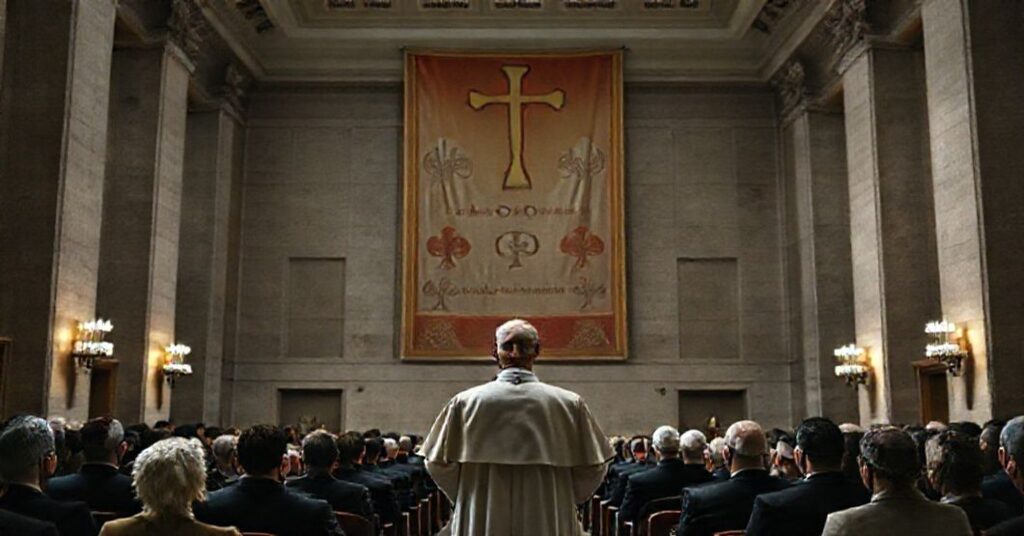 Scena audiencji Leona XIV w Watykanie - krytyka postsoborowej apostazji i braku nadziei ponadprzyrodzonej