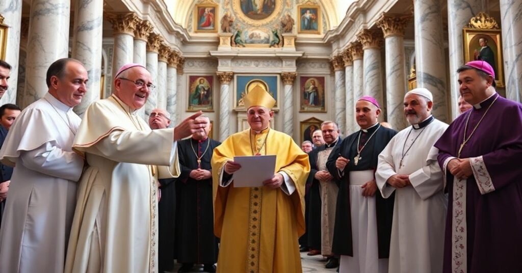 Watykan: Jorge Mario Bergoglio ("Papież Leon XIV") w towarzystwie protestantów i schizmatyków podczas podpisania nowej ekumenicznej charty.