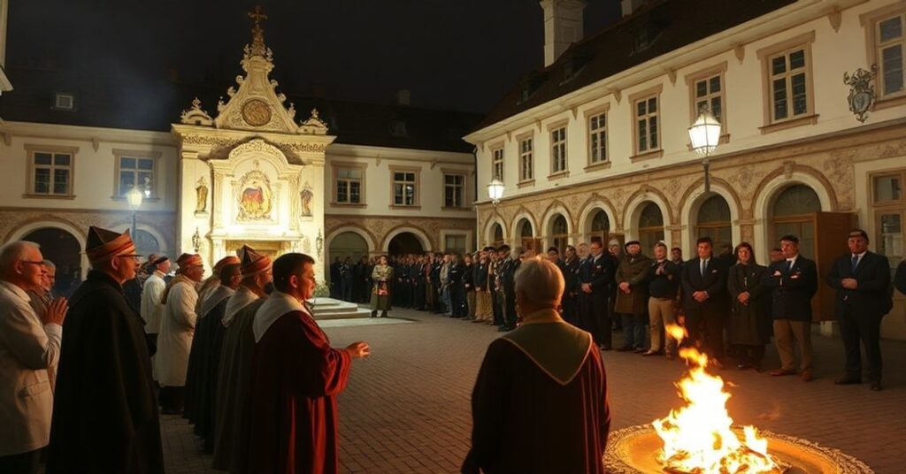 Cerkiewna ceremonia w Białyostoku z udziałem 'abp' Józefa Guzdka i harcerzy ZHP.