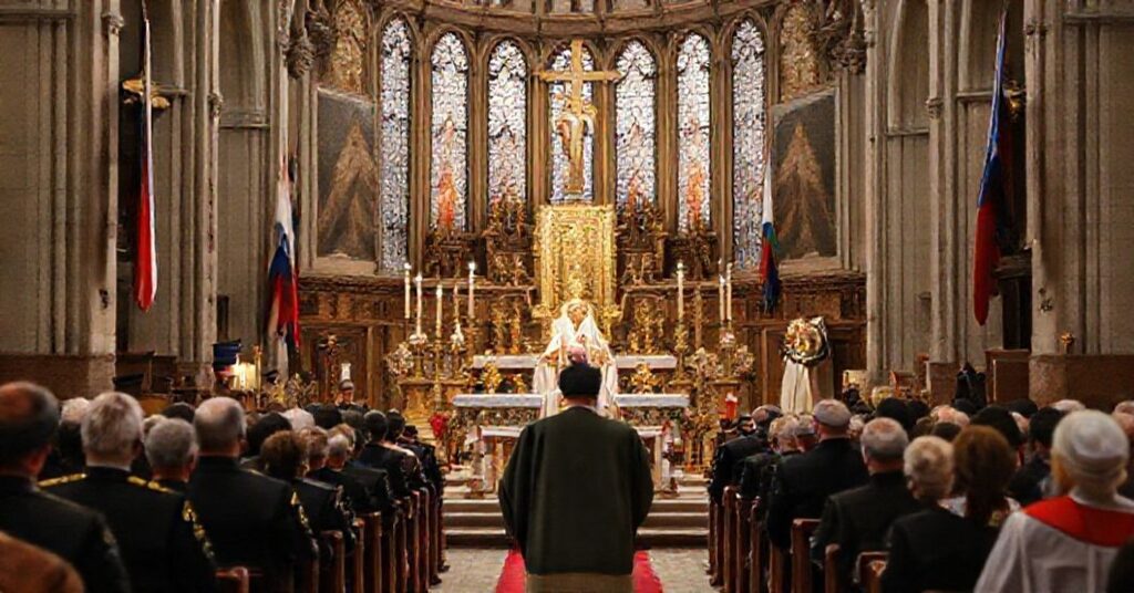 Uroczysta msza św. w archikatedrze białostockiej z udziałem "abpa" Józefa Guzdka podczas Narodowego Święta Niepodległości