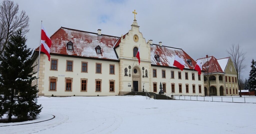 Biskup Adrian Put podczas przemówienia na Narodowym Dniu Pamięci Żołnierzy Wyklętych w Gorzowie Wielkopolskim w 2026 roku.