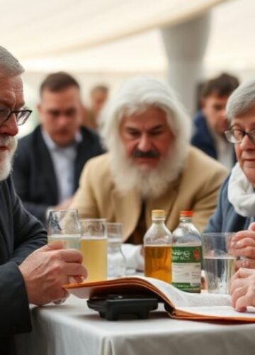 Biskup Fabre i świecka ekologia - apostazja USCCB Biskup Shelton Fabre przed budynkiem Kongresu USA z listem USCCB o ekologii bez Chrystusa Króla