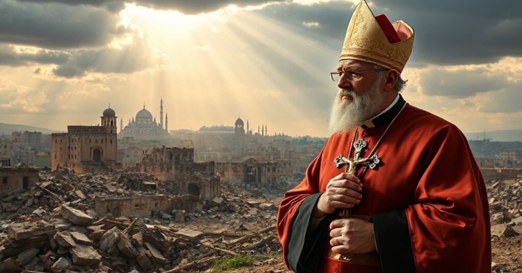 Sobór katolicki w Gazie - symbolika braku prawdziwego pokoju bez panowania Chrystusa