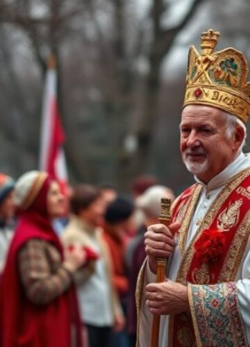 Biskup Leszkiewicz modli się za polskie rolnictwo Biskup Leszkiewicz modli się za polskie rolnictwo podczas uroczystości Dni Krzyżowych