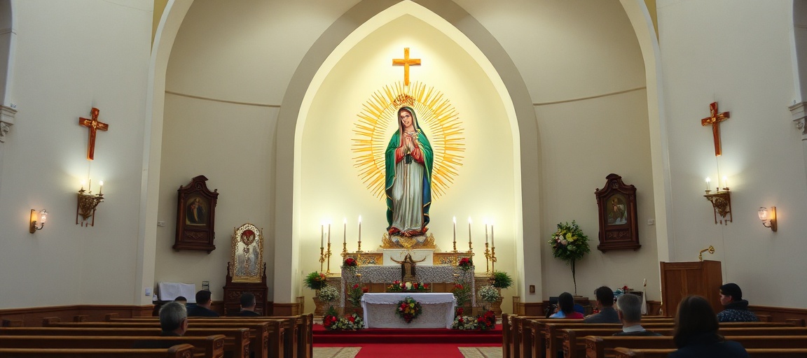 Biskup Marc Aillet w tradycyjnym stroju liturgicznym przed katedrą w Bayonne, otoczony wiernymi modlącymi się za ochronę życia