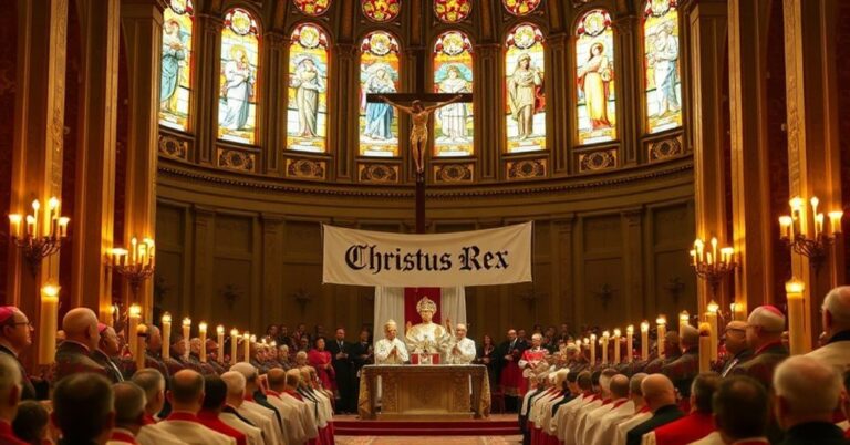 Sobór biskupów pod przewodnictwem abp. Tadeusza Wojdy SAC w wielkiej bazylice z akcentem na braku publicznego uznania królestwa Chrystusa