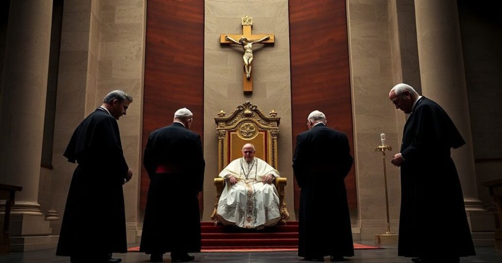 Trzej biskupi poddają się fałszywemu papieżowi w Watykanie