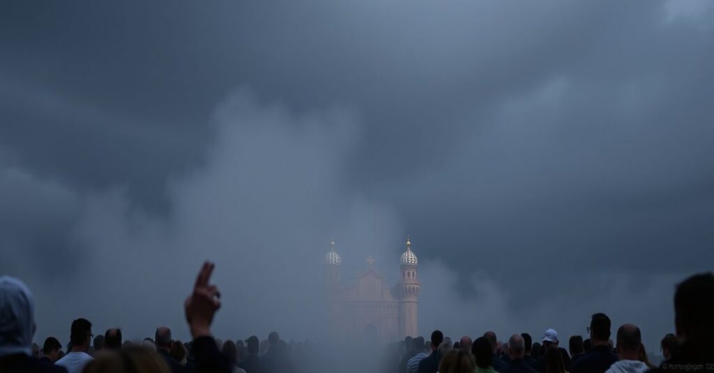 Biskup Krzysztof Włodarczyk podczas Ekstremalnej Drogi Krzyżowej w Bydgoszczy