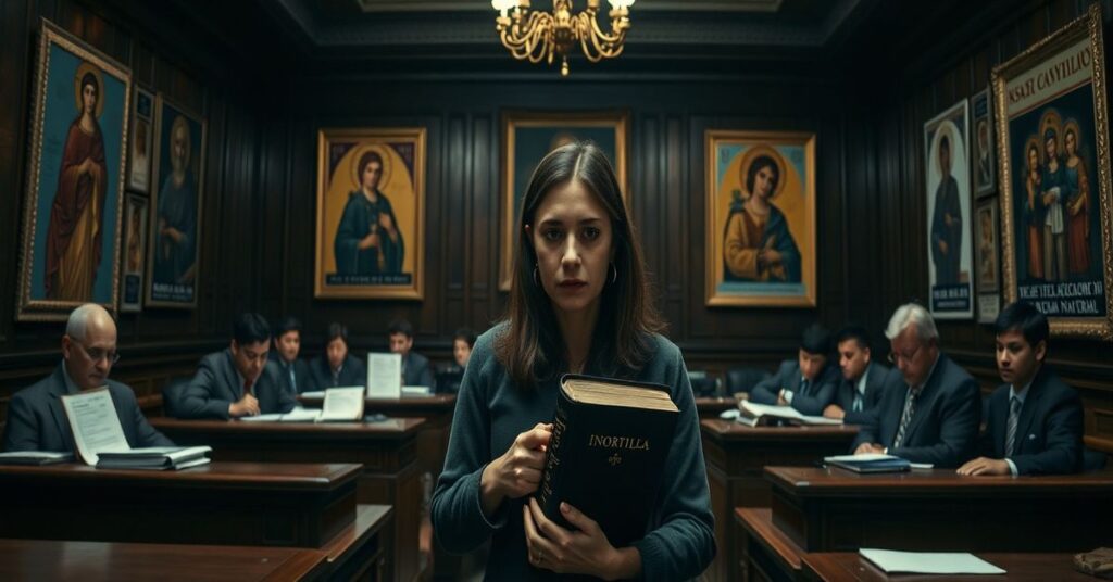 Scena sądowa w Brazylii z Nine Borges obwinioną o 'transfobię' za obronę prawdy biologicznej.