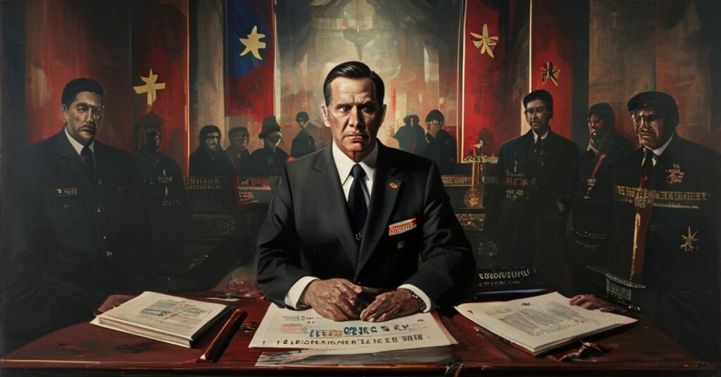 Wizerunek premiera Kanady Marka Carney'a w komunistycznym Pekinie promując globalistyczny Porządek Świata