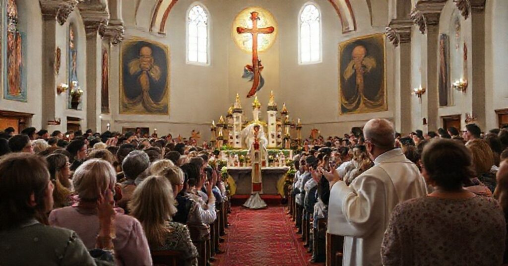 Krytyczne przedstawienie modernistycznej Cecyliady w parafii św. Urszuli Ledóchowskiej w Gdańsku