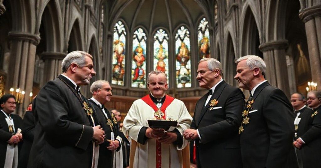 Waldemar Łysiak i Andrzej Poczobut otrzymują Order Orła Białego w katedrze zwierciadlującym laicką rewizję historii.