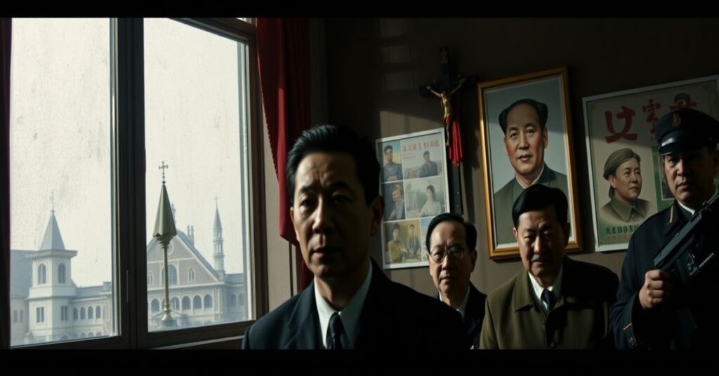 Obraz przedstawiający upadek chińskiego komunistycznego reżimu poprzez czystki wśród wysokich rangą urzędników wojskowych.