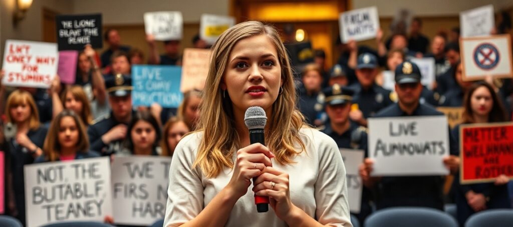Chloe Cole przemawia na Uniwersytecie w Seattle pomimo groźb antyfa