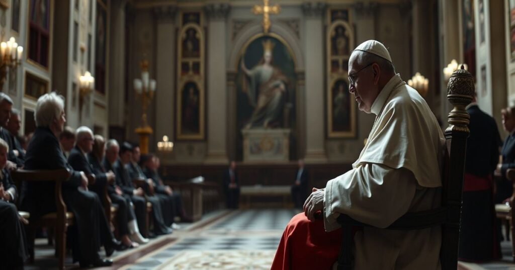 David Ryan spotyka się z uzurpatorem Leo XIV w Watykanie: dramatyczne spotkanie ofiary z fałszywym papieżem