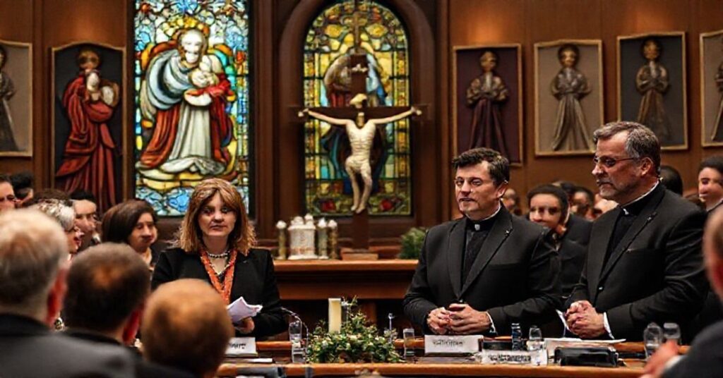 Sobór europejski w debacie na temat surrogacji z Giorgią Meloni i Karolem Fidanzą.