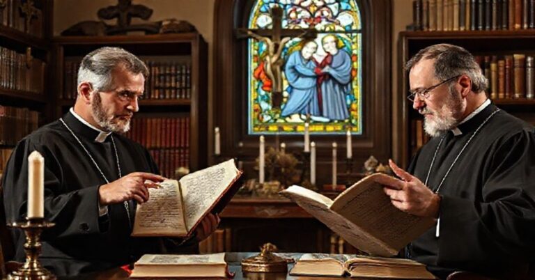 Debata teologiczna między Tomaszem Ćwiertniakiem a księdzem Janem Słomką na temat tomizmu i neoplatoizmu w tradycyjnym katolickim otoczeniu.