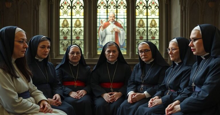 Kobiety w dialogu międzyreligijnym w chapelce neo-gotyckiej z tłem Watykanu