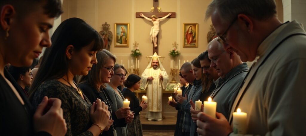 Grupa katechizowanych w parafii Matki Bożej Nieustającej Pomocy w Morawicy podczas diecezjalnego spotkania Apostolatu Maryjnego
