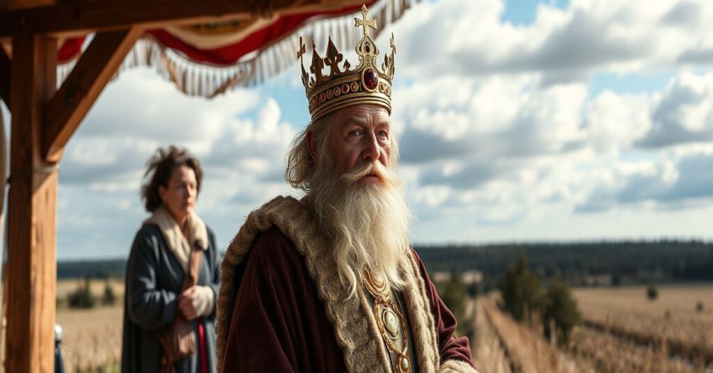 Dominikanin w tradycyjnym habicie modli się przed zamkniętymi drzwiami Bazyliki Bożego Grobu w Jerozolimie.