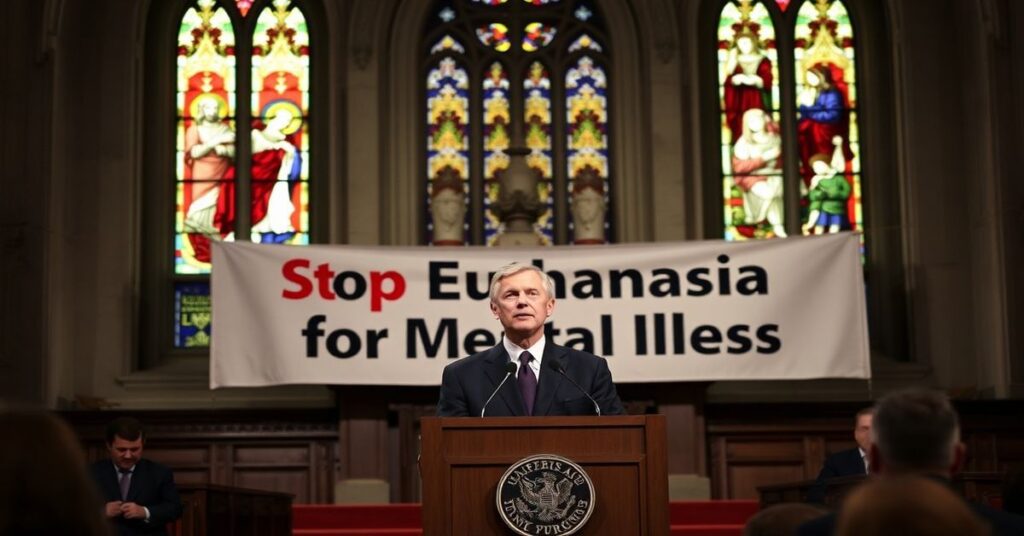 Dr. Peter Blusanovics przemawia przeciwko eutanazji dla osób z chorobami psychicznymi w Kanadzie