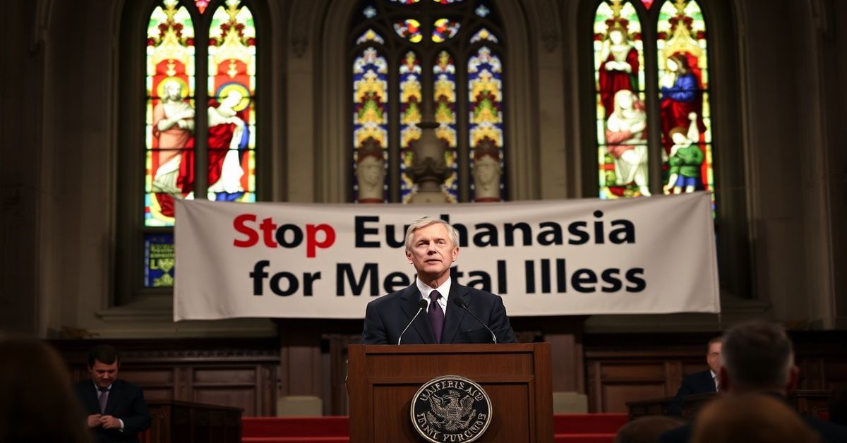 Dr. Peter Blusanovics przemawia przeciwko eutanazji dla osób z chorobami psychicznymi w Kanadzie