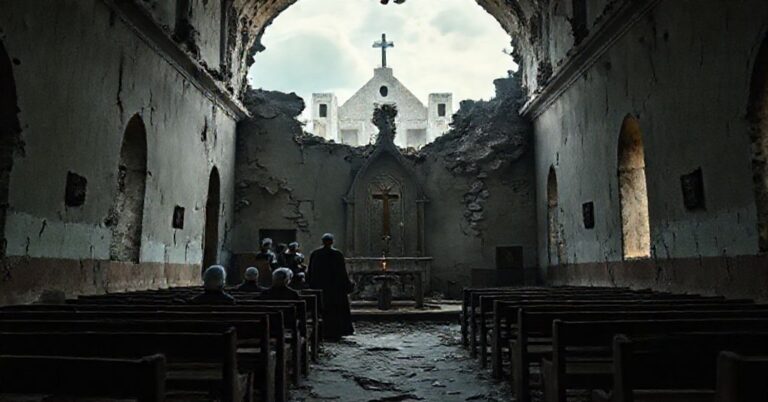 Zniszczony kościół na Kubie - symbol apostazy po Soborze Watykańskim II