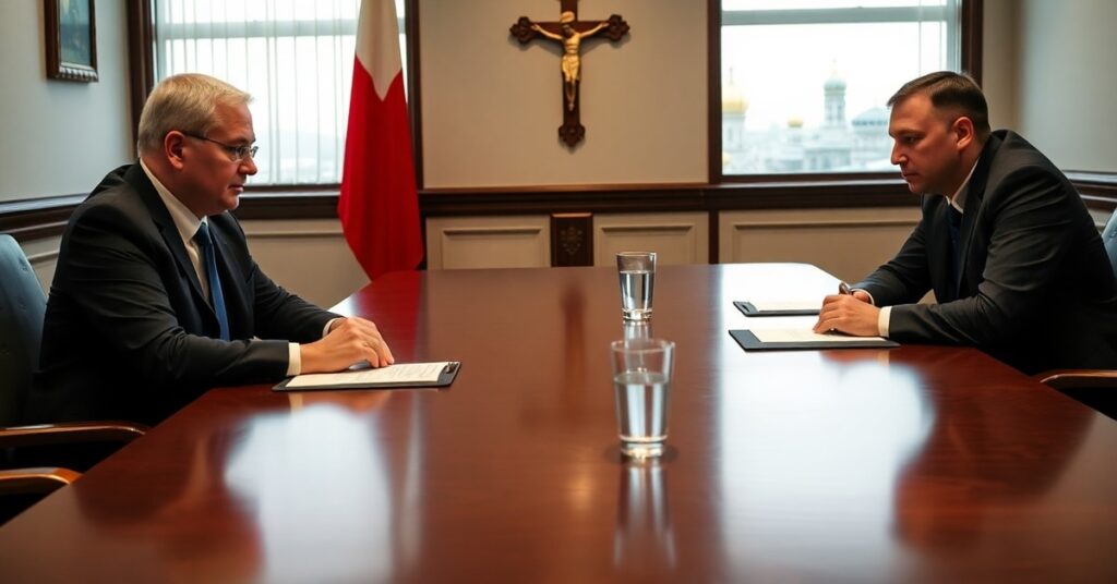Polityczne spotkanie Michała Dworczyka z ukraińskimi władzami w kontekście kryzysu geopolitycznego i duchowego bankructwa państwa bez Chrystusa Króla