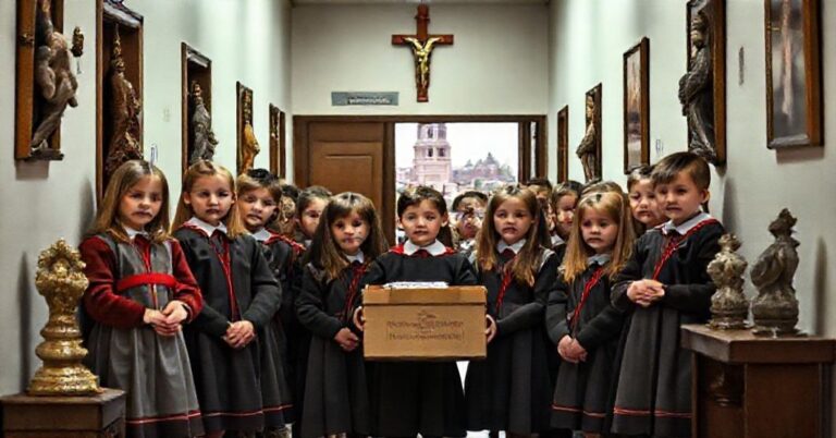 Pokrycie szkolnej akcji charytatywnej w Cichem z perspektywy tradycyjnego katolicyzmu.