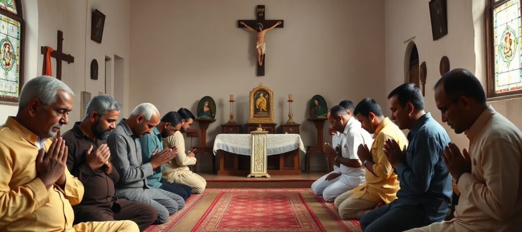 Modląc się przed tabernakulum: dziewięciu katolików w Indiach uwięzionych za obronę Eucharystii