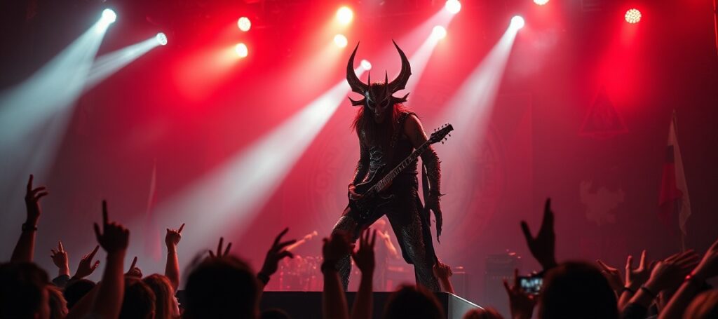 Egzorcysta ks. Jarosław Błażejak modli się przed ośrodkiem kultury w Siemiatyczach podczas satanistycznego koncertu zespołu Vader w święty dzień