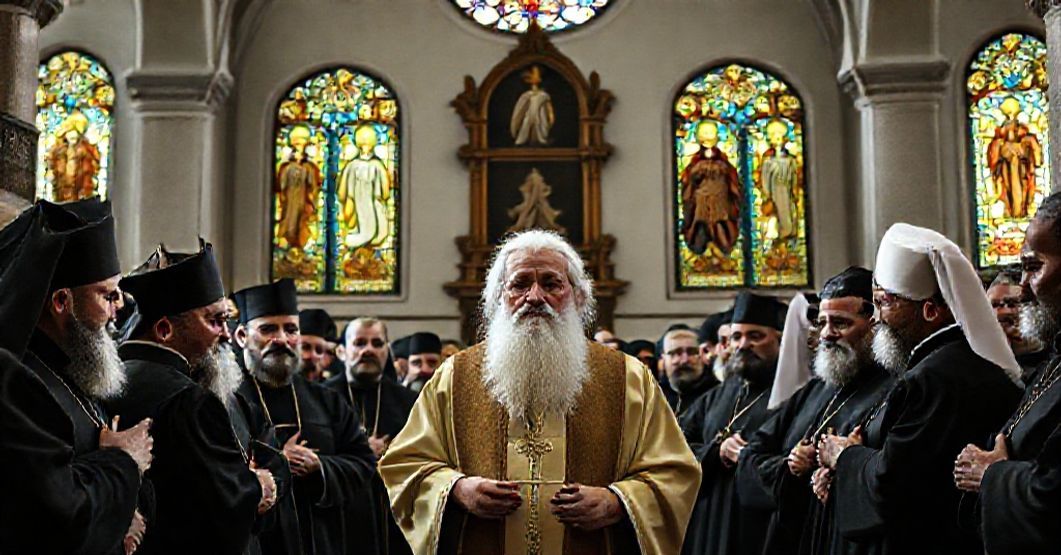 Zdradliwe ekumeniczne spotkanie w Izniku, gdzie fałszywy papież Leon XIV i schizmatycy odmówili Credo bez Filioque.