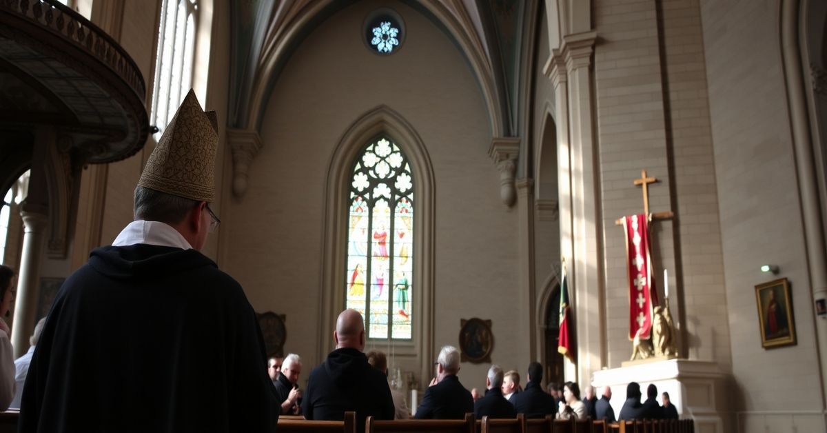 Wiedeńska katedra św. Szczepana podczas ekumenicznego nabożeństwa z udziałem Schönborna i grekokatolików.