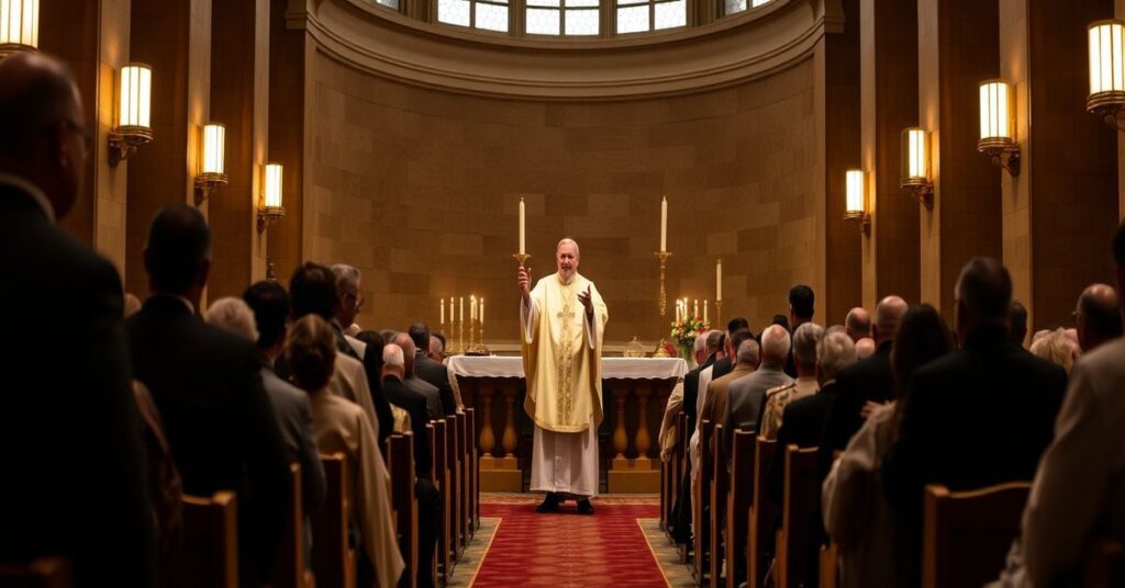 Msza święta w Muzeum Biblii w Waszyngtonie z udziałem biskupa Stevena Lopesa i przedstawicieli ekumenicznych