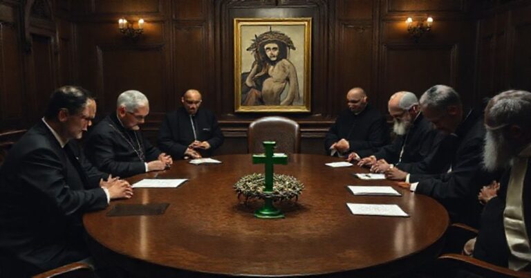 Wnętrze węgierskiego parlamentu z ekumenicznym spotkaniem modlitwy